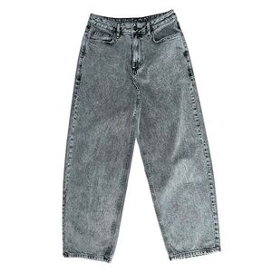 Collusion men baggy loose fit gray jeans